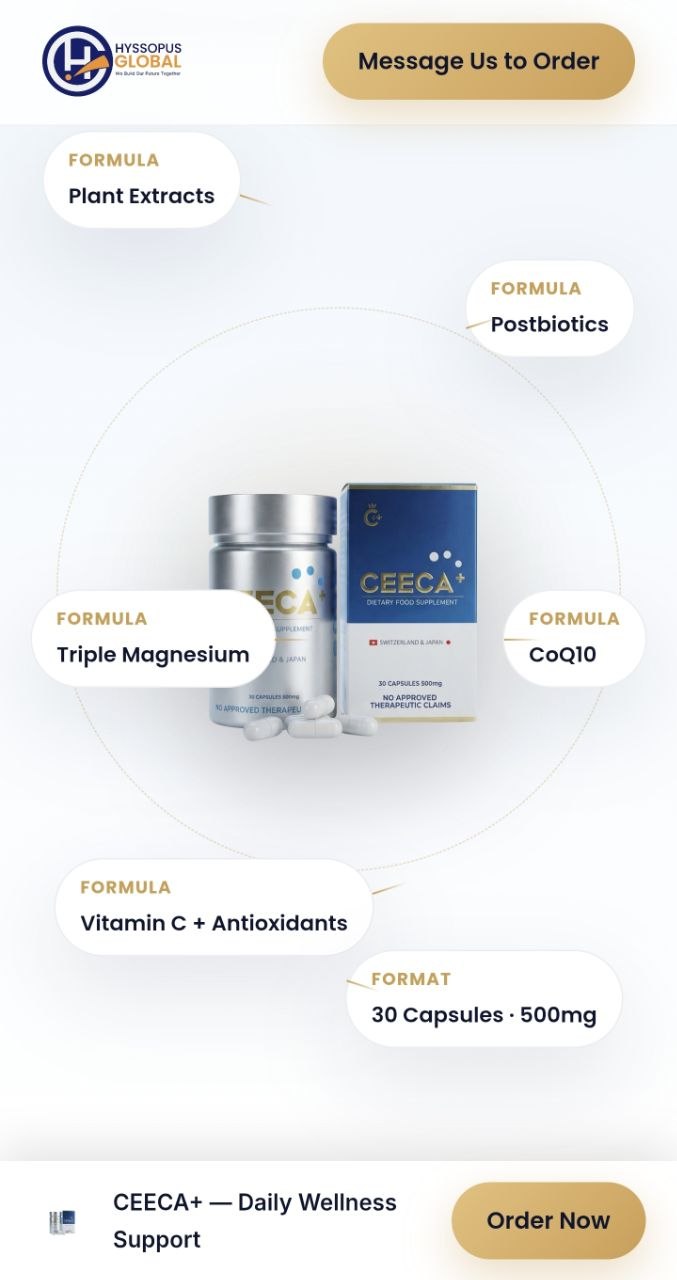 CEECA landing page mobile preview